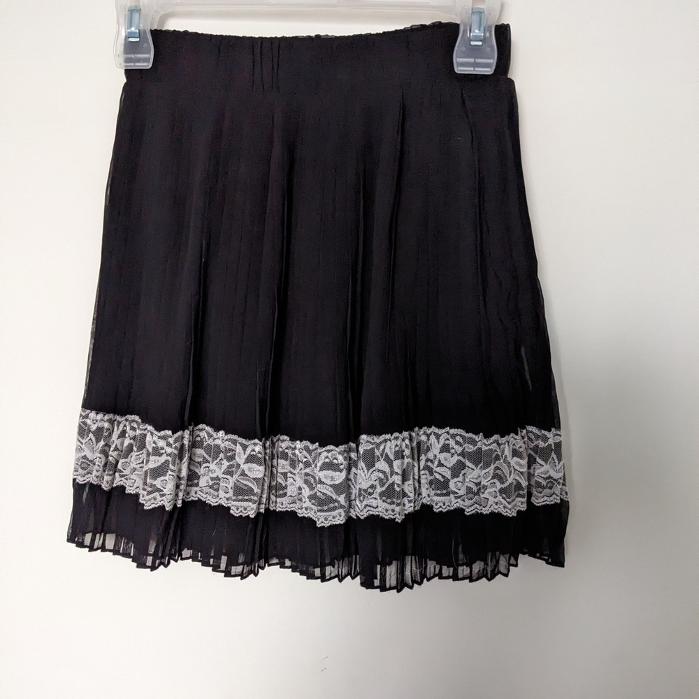 HKR collections black skirt, underneath slip skirt size small